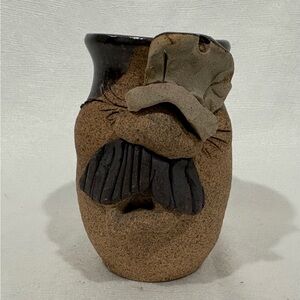 Vintage 3D Unique Ceramic Face cup